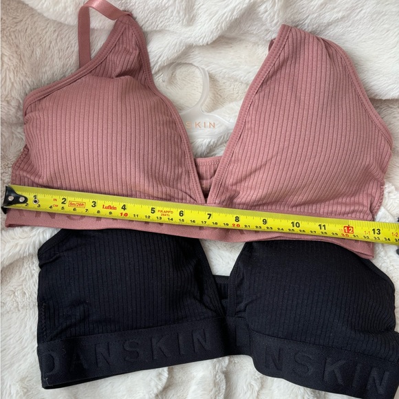 DANSKIN Intimates 2-pack ribbed seamless bra, large, NWOT - Picture 3 of 9